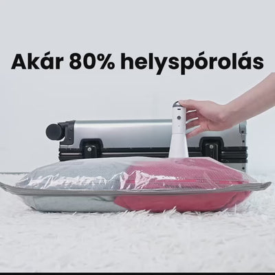 PackMore Travel Vacuum Szett - 15 db vákuumzsák + vezeték nélküli pumpa